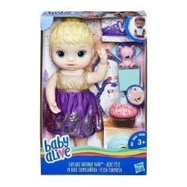 BABY ALIVE MI BEBE CUMPLEANERA RUBIA HASBRO