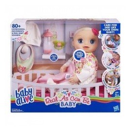 Baby Alive Mi bebita de verdad (Pelo rubio...