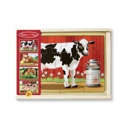 FARM ANIMALS PUZZLES IN A BOX